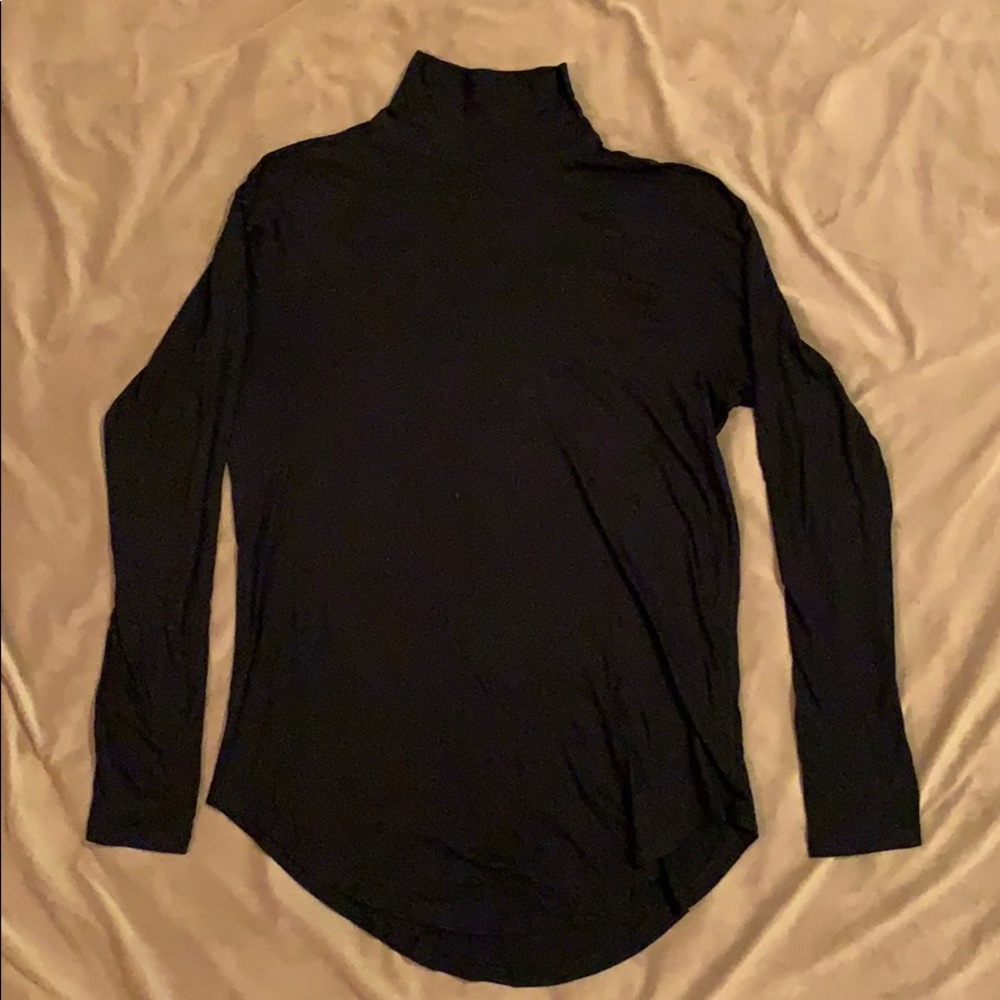 COPY - Black long sleeve lululemon turtleneck.